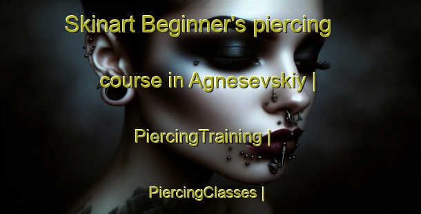 Skinart Beginner's piercing course in Agnesevskiy | PiercingTraining | PiercingClasses | SkinartTraining-Russian Federation